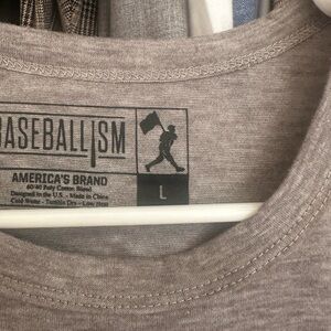Baseballism Women's Tan Short Sleeve Tee